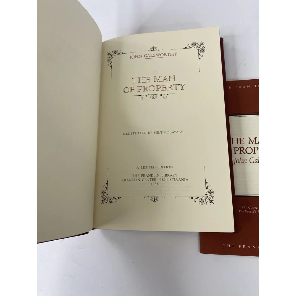 John Galsworthy‎ The Man of Property Franklin Library 1982